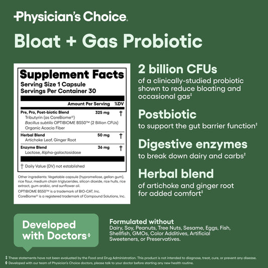 BLOAT+GAS PROBIOTIC