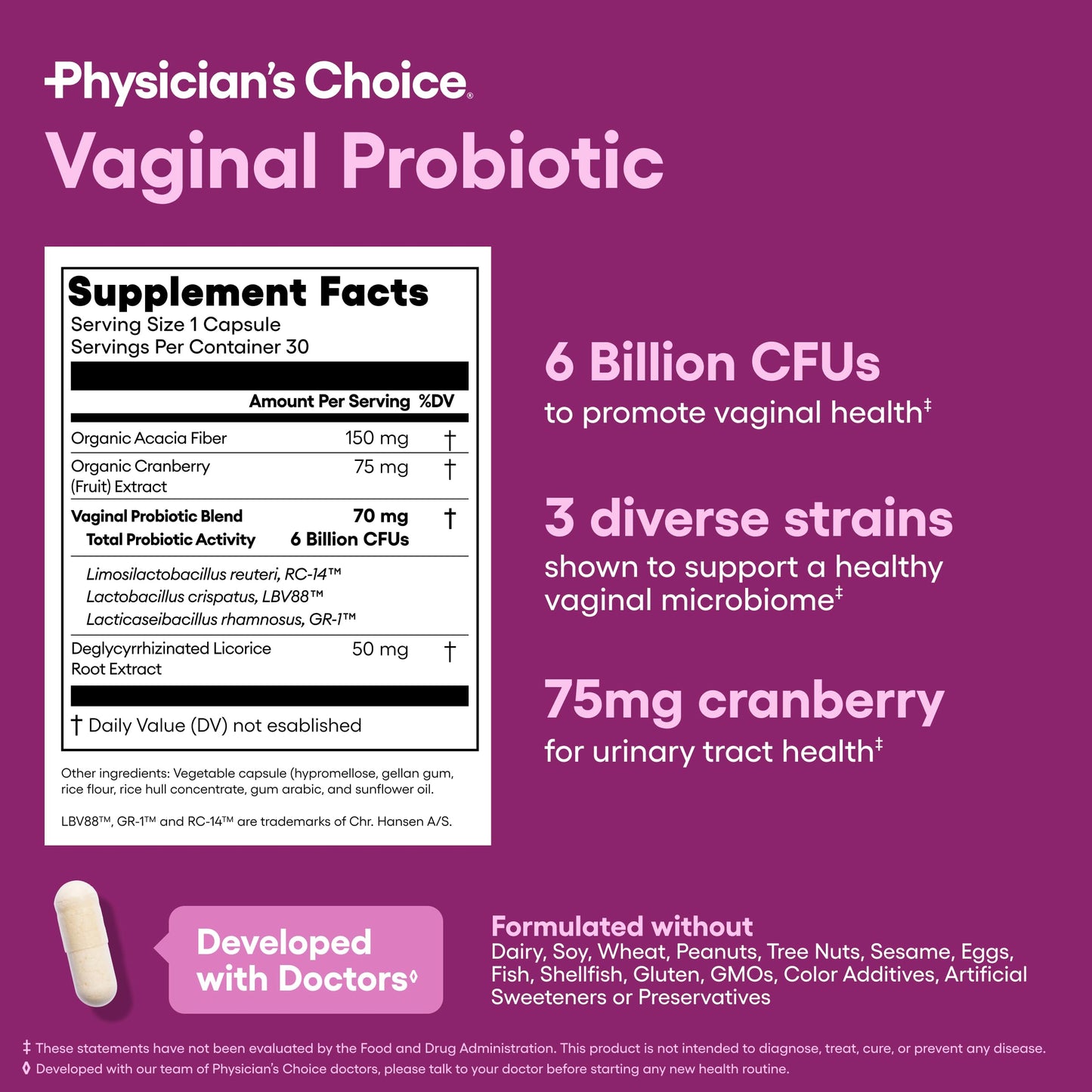Physician's Choice Vaginal Probiotic