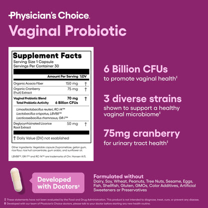 Physician's Choice Vaginal Probiotic